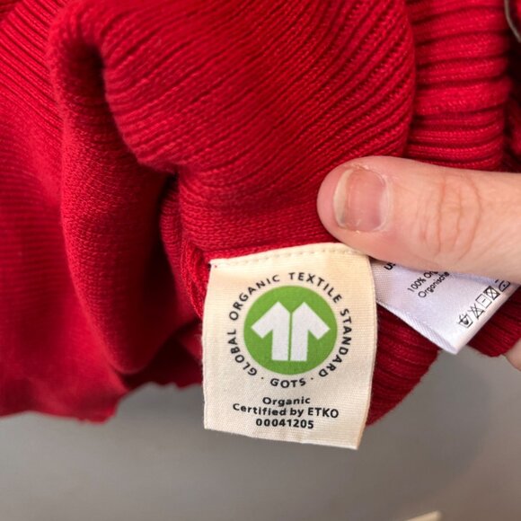 Wrap London Organic Cotton Crochet-trim vest - Size. 10 - Picture 3 of 7